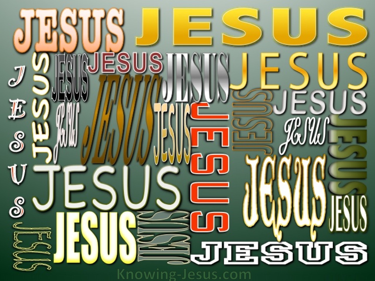 JESUS - Names of Jesus (gold)